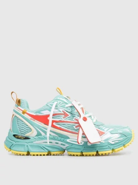 Комбіновані кросівки OW Be Right Back Off-white зелені