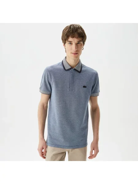 Lacoste поло синє