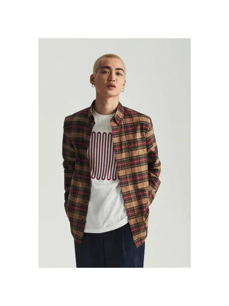 Koszula Fred Perry w kratę z kamieniami