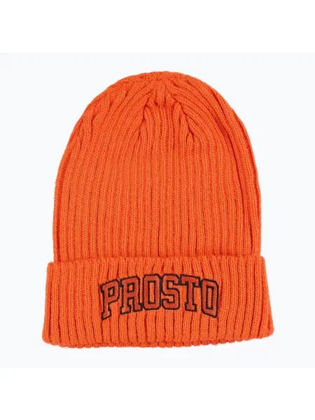 Мъжка шапка PROSTO Varso orange оранжево