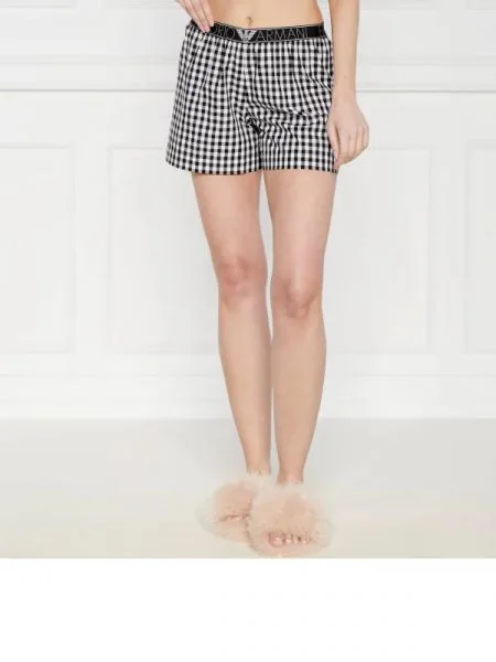 Emporio Armani Pantaloni scurți de pijama negru