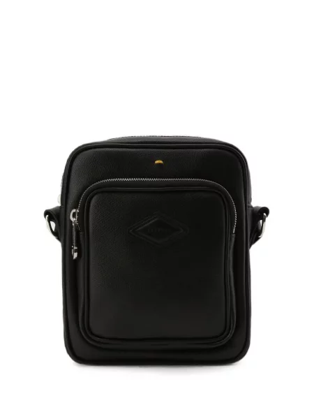 Geantă crossbody Doucal's cu autograf negru