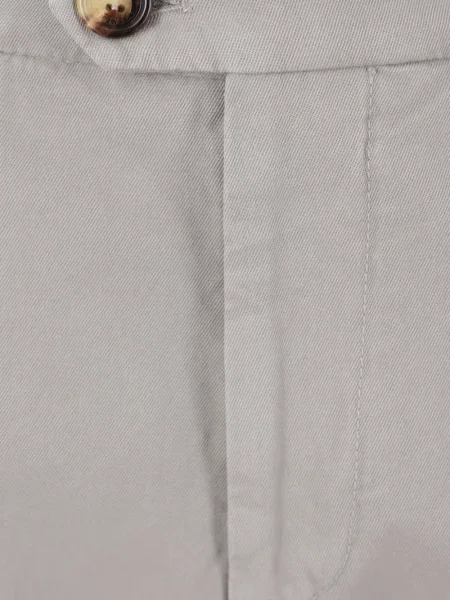 Plisované kalhoty Brunello Cucinelli šedé