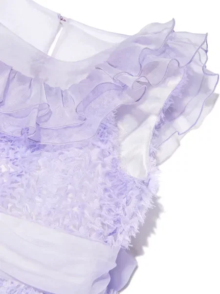 Sukienka dziecięca Marchesa Couture fioletowa