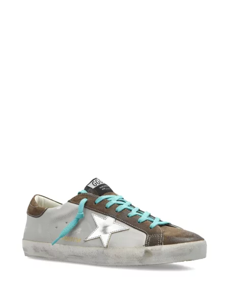 Sneakerși Golden Goose zdrențuiți alb