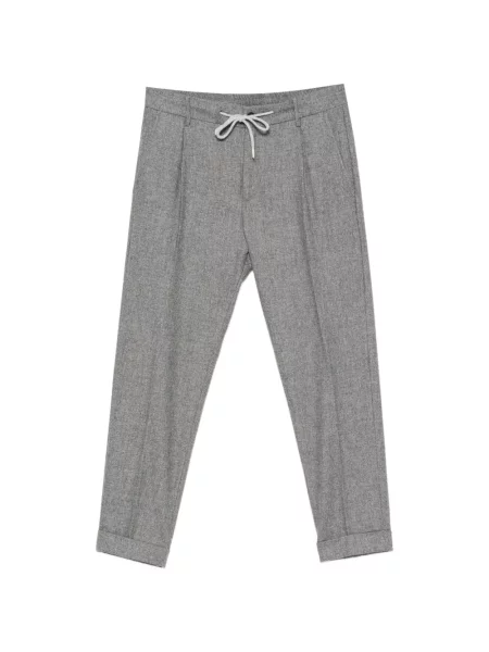 Pantaloni Eleventy cu cordon gri