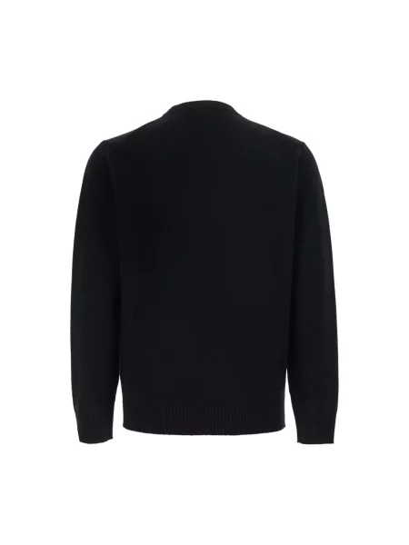 Sweter Kangra wełniany czarny