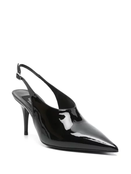 Kožené lodičky Valentino Garavani Pre-owned černé