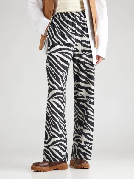 ABOUT YOU Pantaloni Ina negru alb