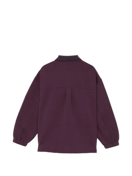 Geacă Croquis cu broderie violet