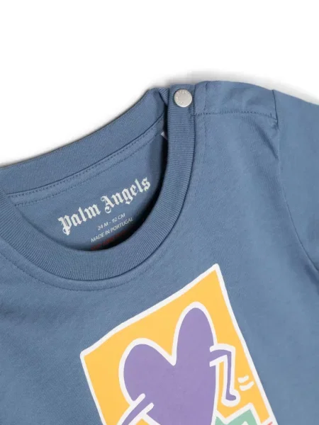 Koszulka dziecięca Palm Angels niebieska