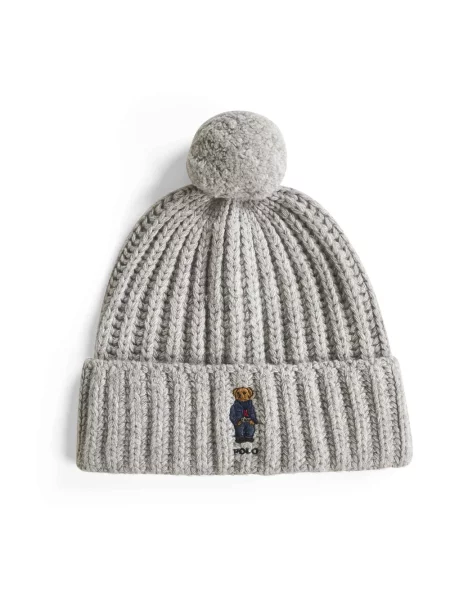 Polo Ralph Lauren czapka wełniana szara