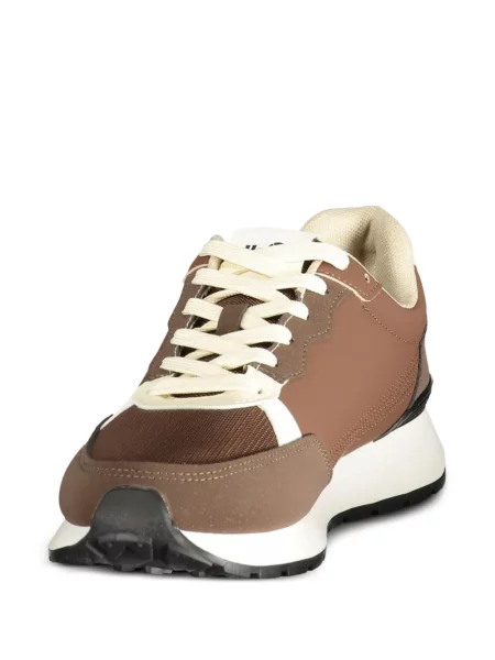 Sneakerși Ellesse cu imagine maro