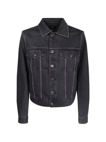 Geacă de blugi 7 For All Mankind negru