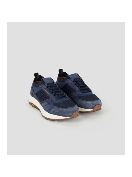 Sneakersy Alexander Smith zamszowe niebieskie