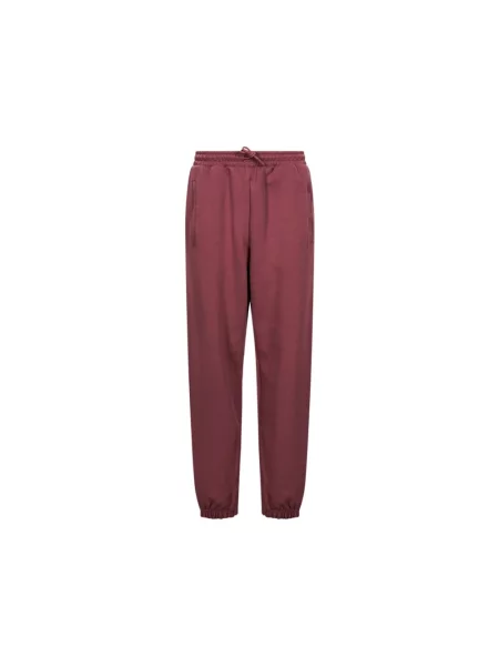 Spodnie dresowe Adidas By Stella Mccartney z logo brązowe