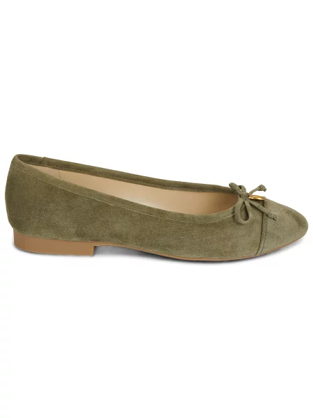 Michael Kors Balerini Piper | piele întoarsă verde