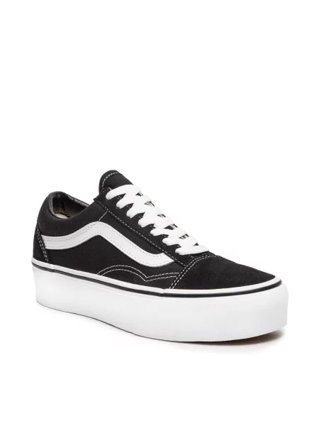 Tenisice Vans Old Skool Platfor Black/White bijela