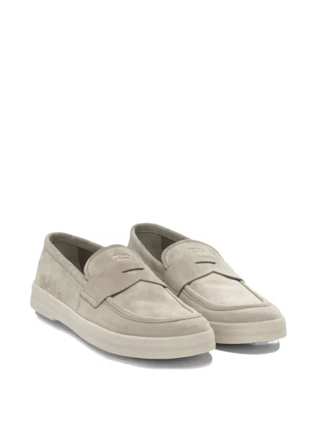 Szarvasbőr loafer Prada