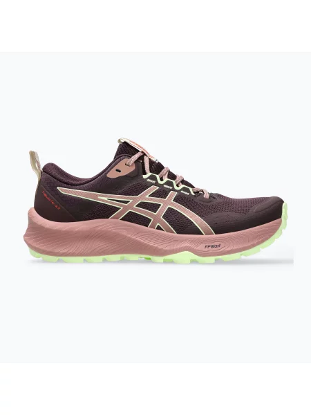 Încălțăminte de alergare pentru femei Asics Trabuco Terra 3 Dark Aubergine/Illuminate Yellow galben