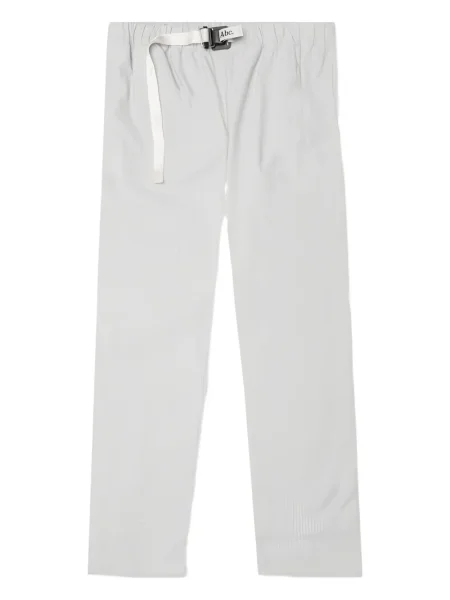 Pantaloni Advisory Board Crystals cu broderie cu cataramă gri
