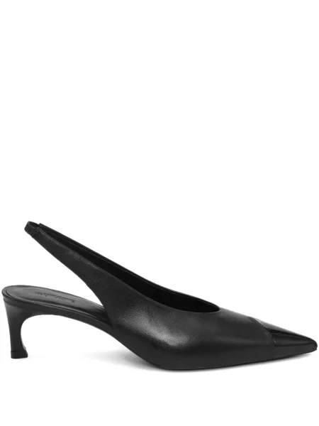 Pantofi cu toc Rotate Birger Christensen din piele slingback negru
