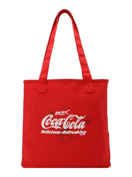 CONVERSE Nakupovalna torba CAU CONVERSE X COCA COLA rdeča / temno rdeča bela