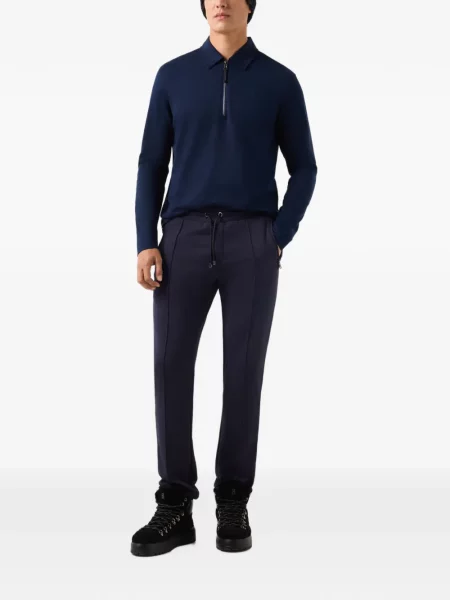 Lung tricou polo Bogner albastru