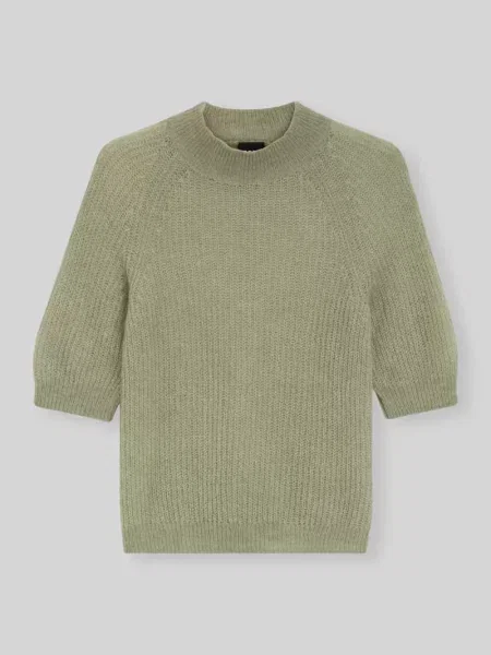 Sweter o kroju slim fit z mieszanki wełny z alpaki model FEWE' Boss
