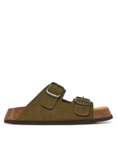 Шлепанцы Scholl зеленые