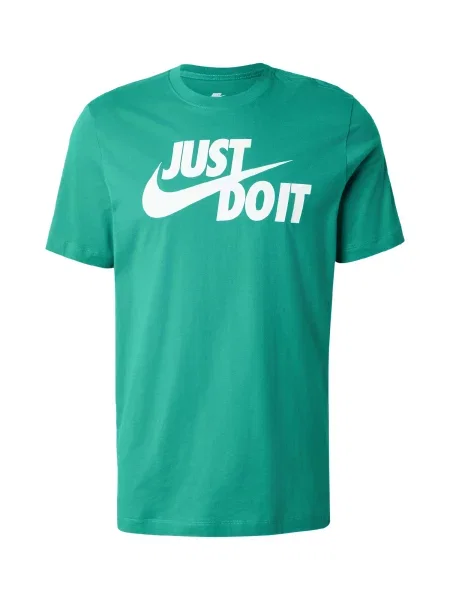 Nike Sportswear Tricou Swoosh verde smarald alb
