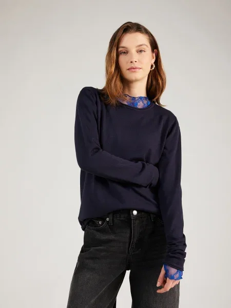 Soft Rebels Pulover noapte albastru