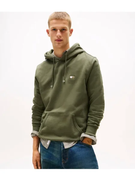 Geacă de blugi Tommy Hilfiger verde