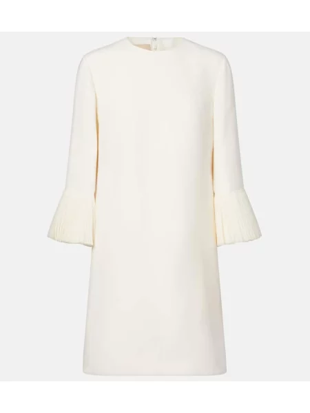 Sukienka Valentino wełniana biała
