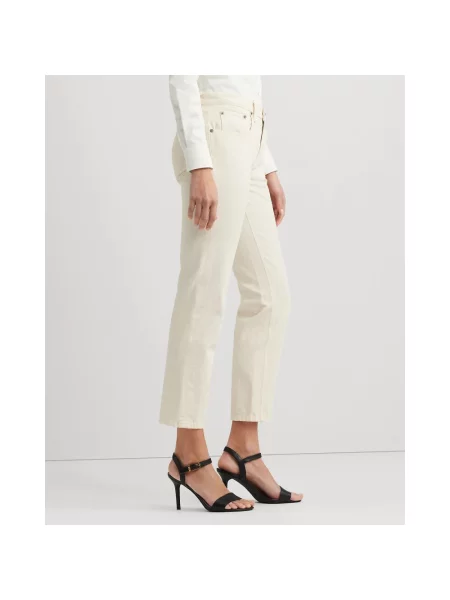 Jeansy Ralph Lauren białe
