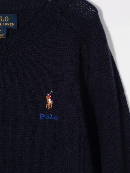 Koszulka polo dziecięca Polo Ralph Lauren niebieska