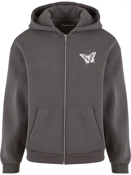 MT Upscale Hanorac Let‘s Get Lost gri închis / murdar alb