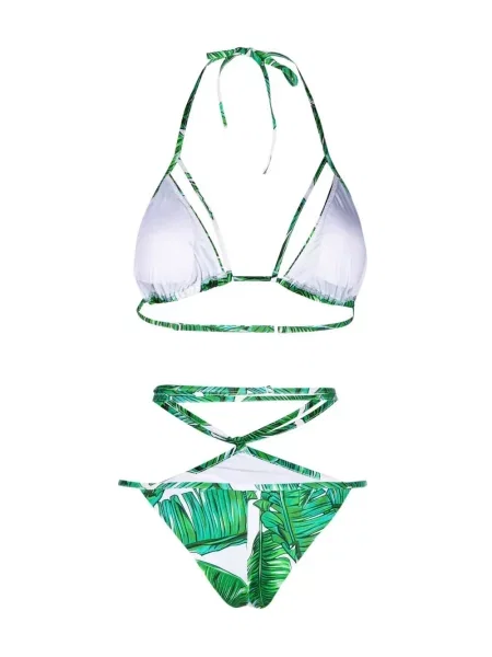 Raštuotas bikinis Noire Swimwear žalia
