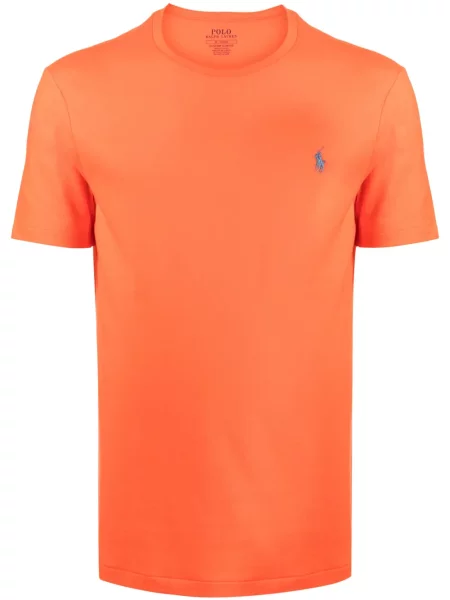 Поло тениска Polo Ralph Lauren бродирана жълто