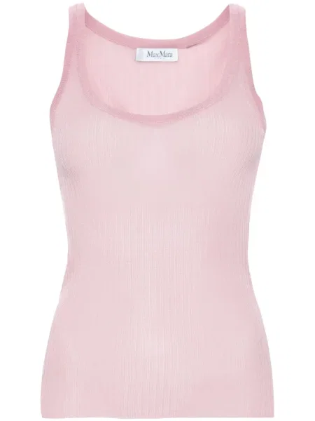 Top Max Mara transparente roz