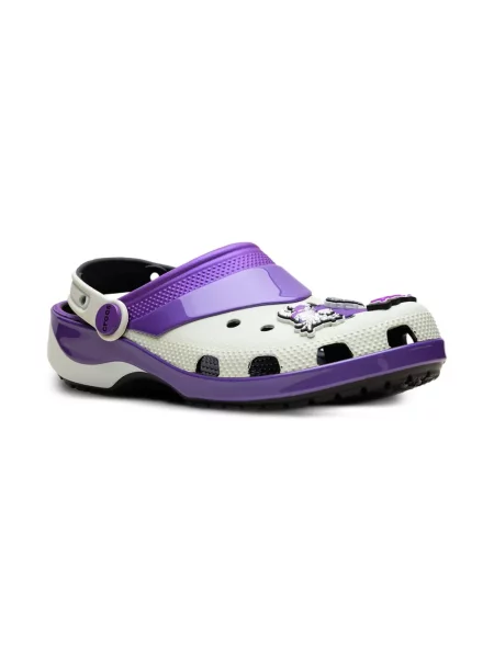 Мюли Crocs виолетово
