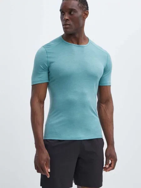 Функционална тениска Icebreaker Merino Oasis тюркоазено