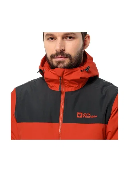 Geacă Jack Wolfskin portocaliu