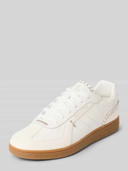 Sneakersy z naturalnej skóry model CHARLIE W Marc O'polo białe