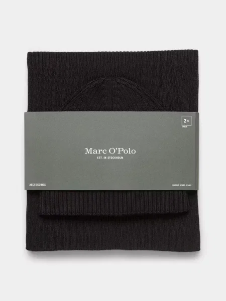 Marc O’Polo Шапка/шарф чорний
