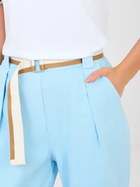 Pantaloni Rue Paris alb