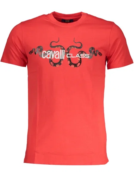 Tricou Cavalli Class scurt roșu