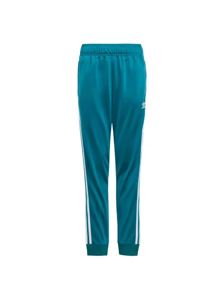 ADIDAS ORIGINALS Hlače Adicolor petrol bijela