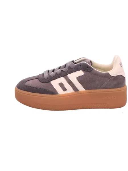 Sneakersy Back70 skórzane szare