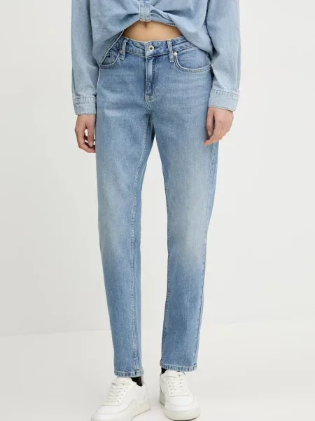 Дънки Karl Lagerfeld Jeans синьо